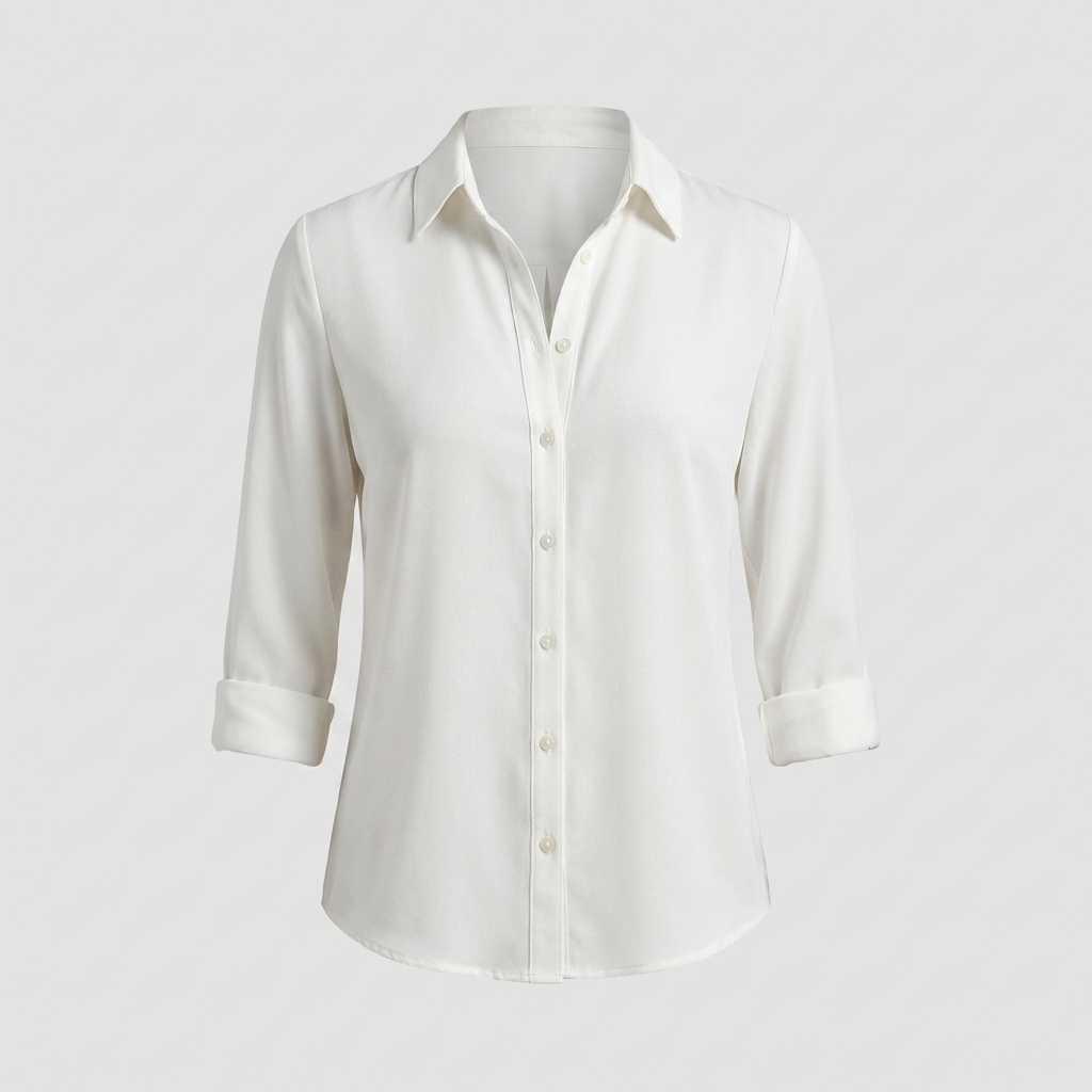 Damesblouse met V-hals