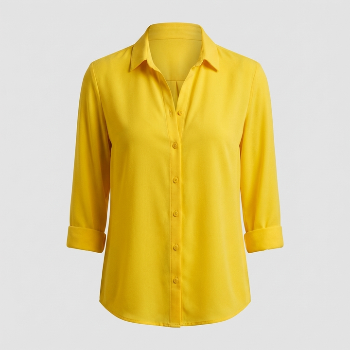 Damesblouse met V-hals