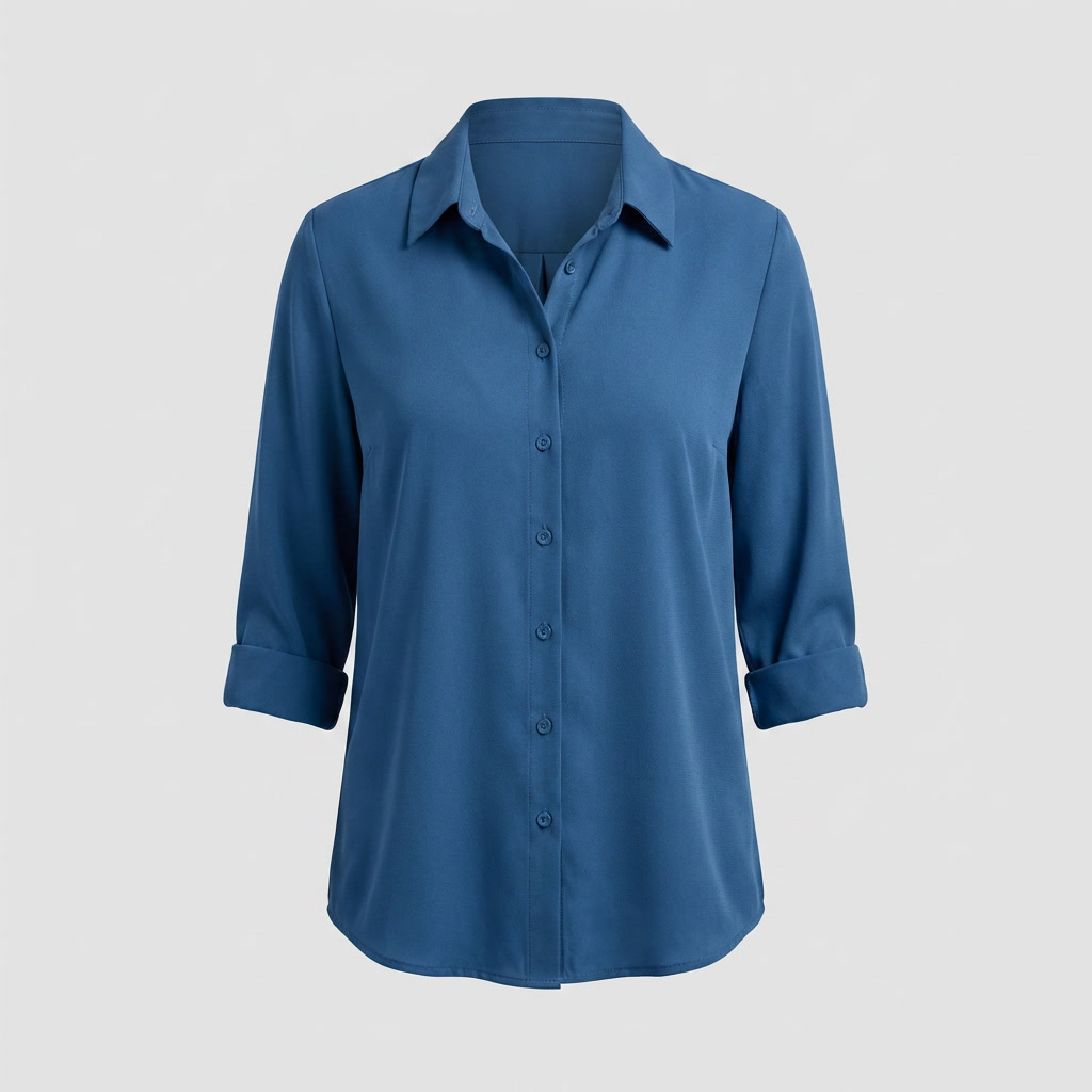Damesblouse met V-hals