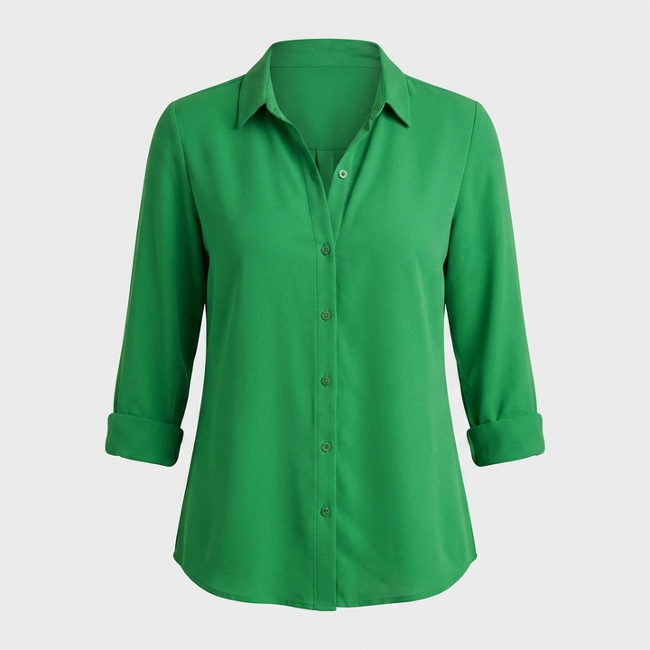 Damesblouse met V-hals