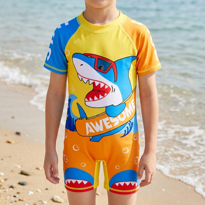 Casual Romper Badpak voor Jonge Jongens