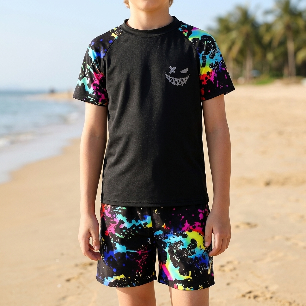 Jonge Jongen Slim Fit Zwem Set