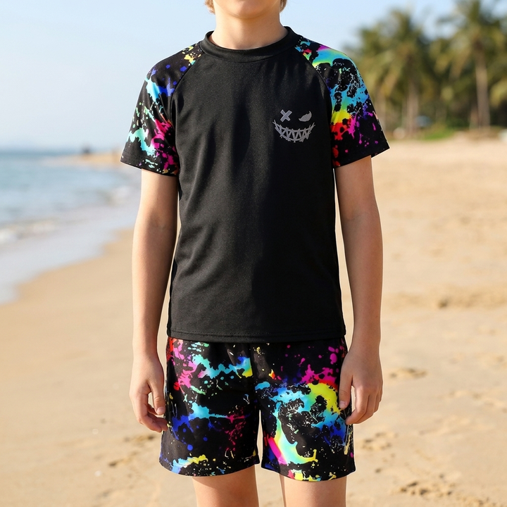 Jonge Jongen Slim Fit Zwem Set