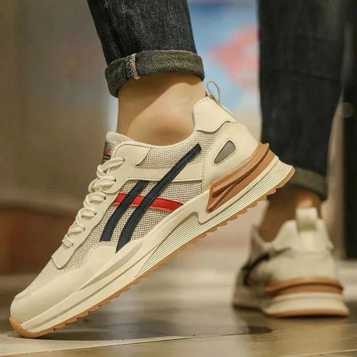 Veterschoenen met ademend bovenwerk
