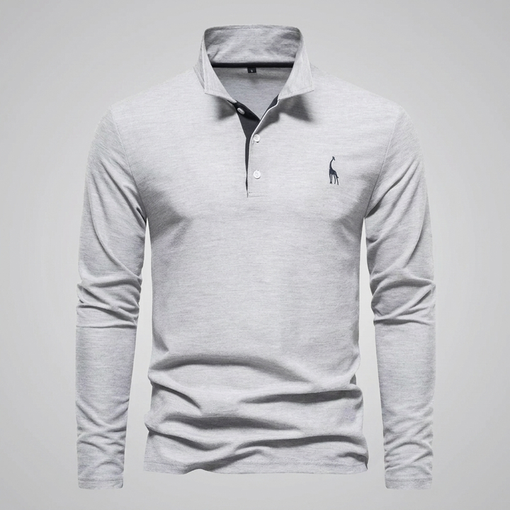 Heren Klassiek Knoop-Hals Polo Shirt