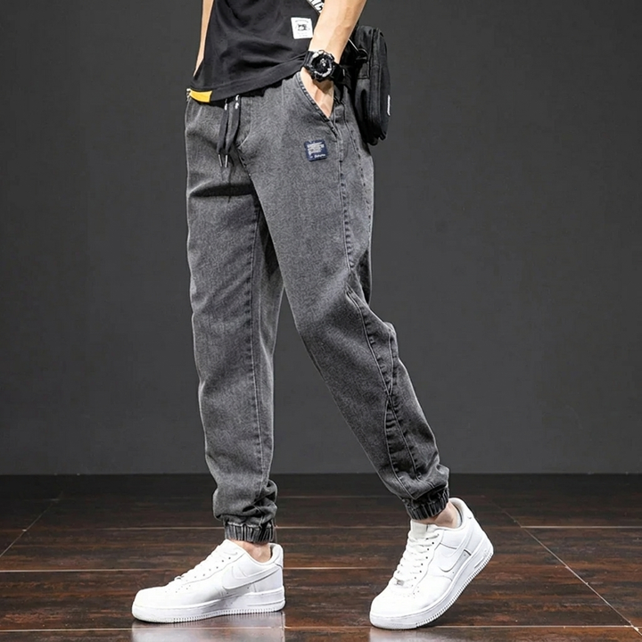 Heren Denim Joggingbroek