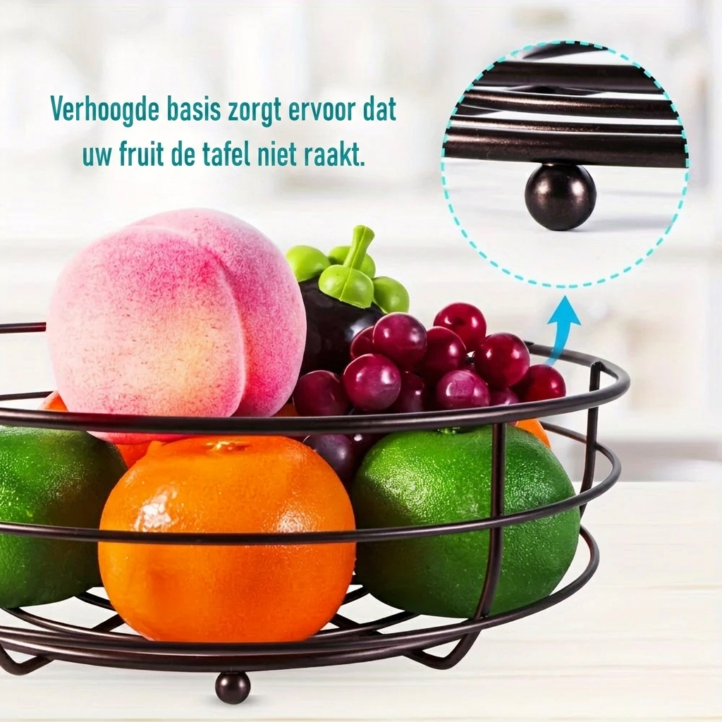 2-Laags Ovale Fruitmand
