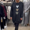 Dames Oversized Sweatshirt-Jurk