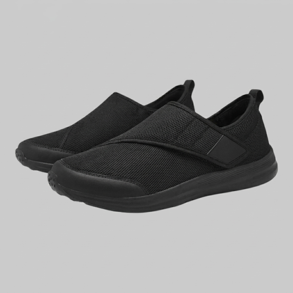 Comfortabele Brede Schoenen met Klittenband