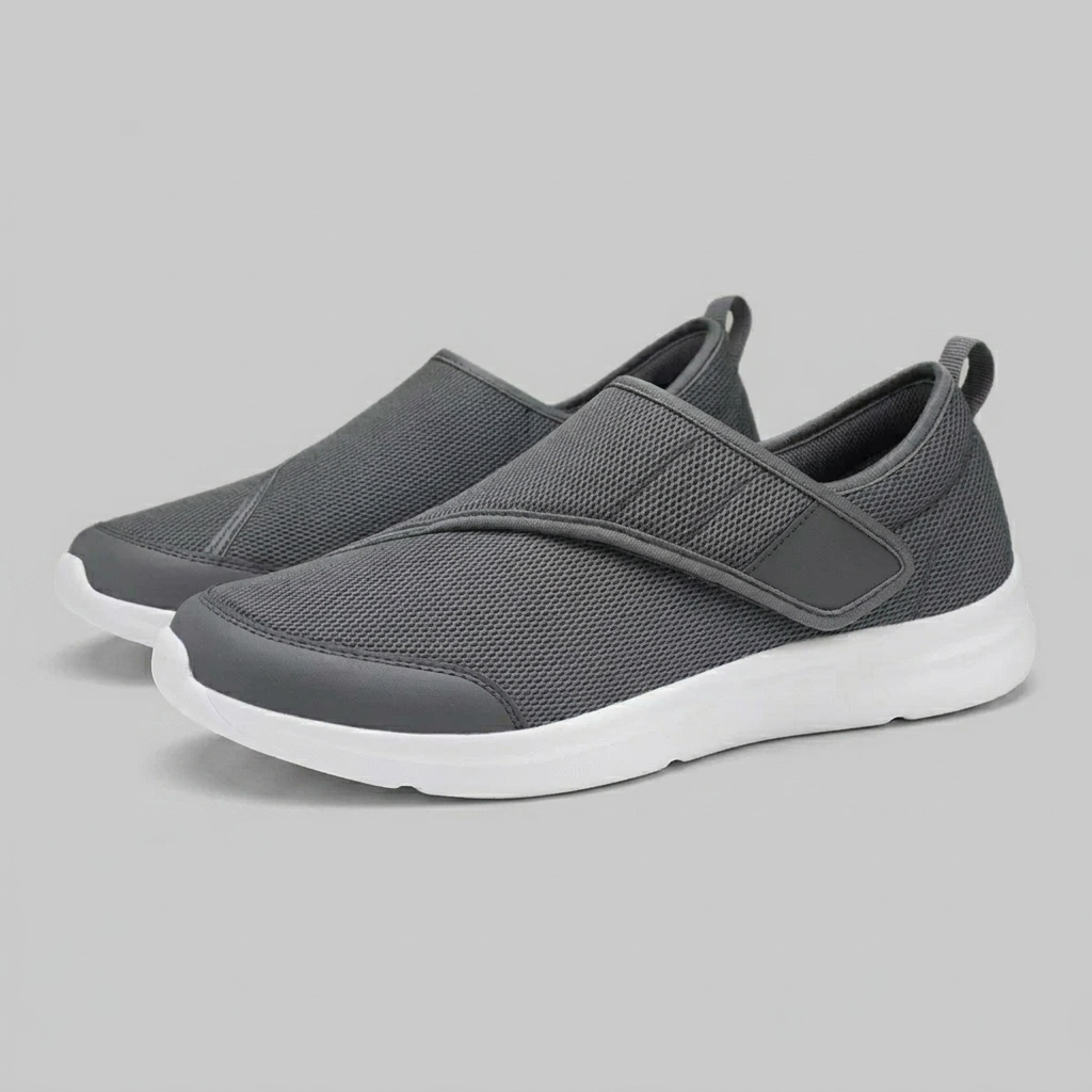 Comfortabele Brede Schoenen met Klittenband