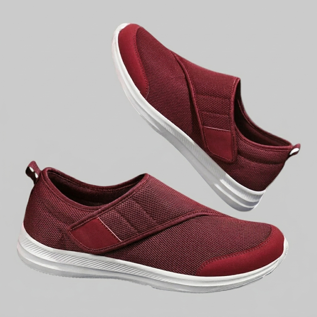 Comfortabele Brede Schoenen met Klittenband