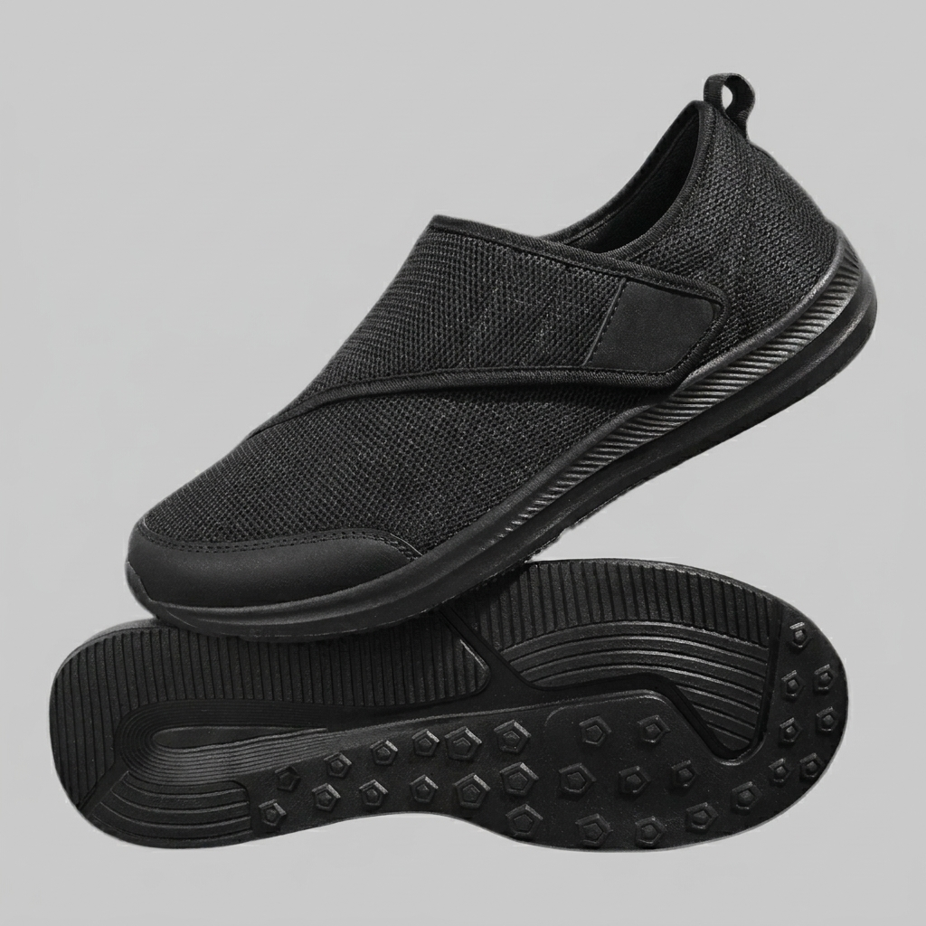 Comfortabele Brede Schoenen met Klittenband