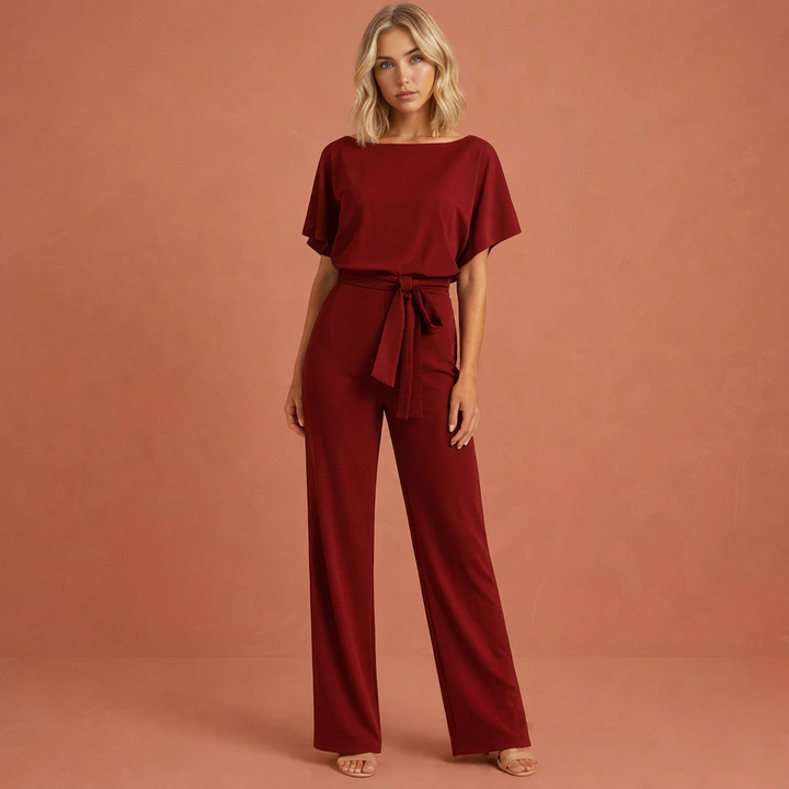 Elegante Dames Tweedelige Set met Ceintuur