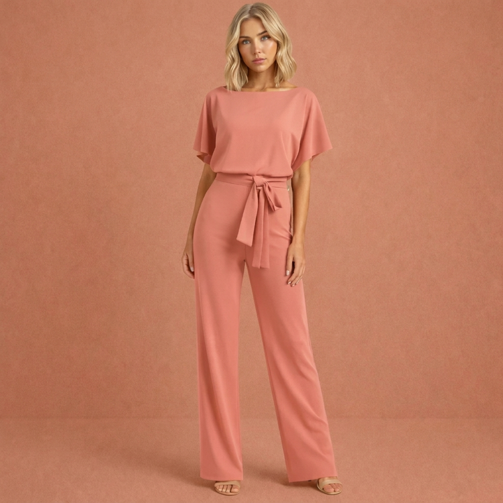 Elegante Dames Tweedelige Set met Ceintuur