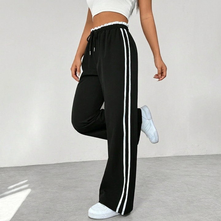 Casual Dames Sportbroek – Comfortabele Wide-Leg Stijl