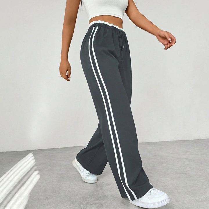 Casual Dames Sportbroek – Comfortabele Wide-Leg Stijl
