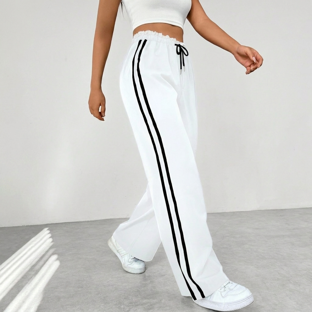 Casual Dames Sportbroek – Comfortabele Wide-Leg Stijl
