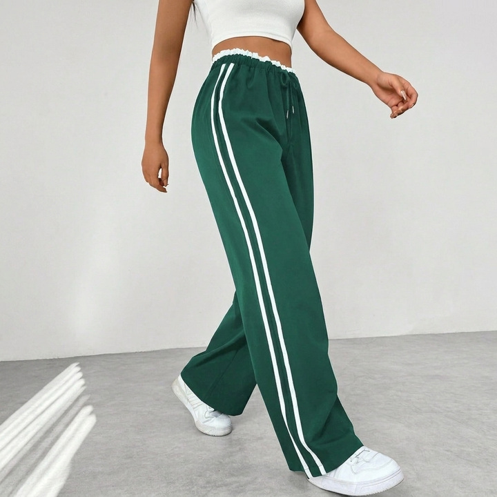 Casual Dames Sportbroek – Comfortabele Wide-Leg Stijl