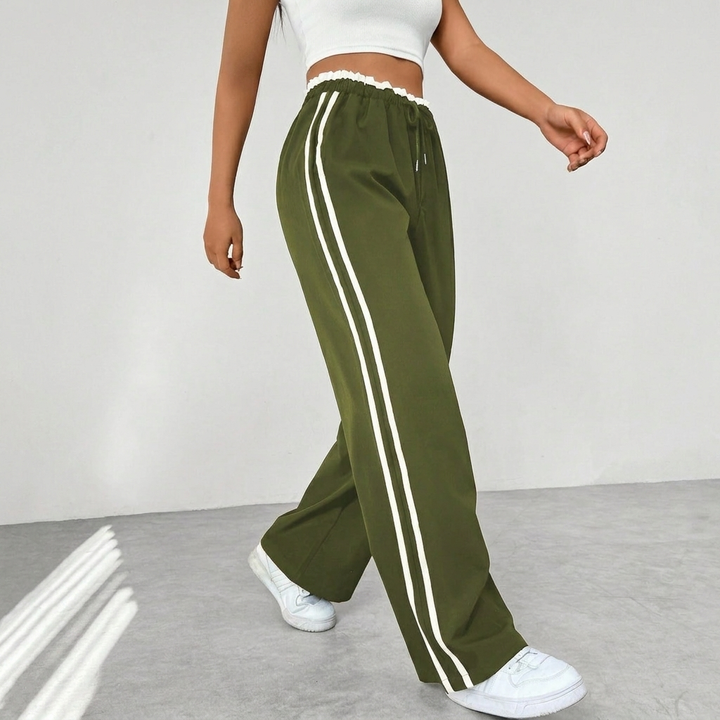 Casual Dames Sportbroek – Comfortabele Wide-Leg Stijl