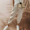 Stijlvolle Dames Broek – Luchtige Linnen Zomerstijl