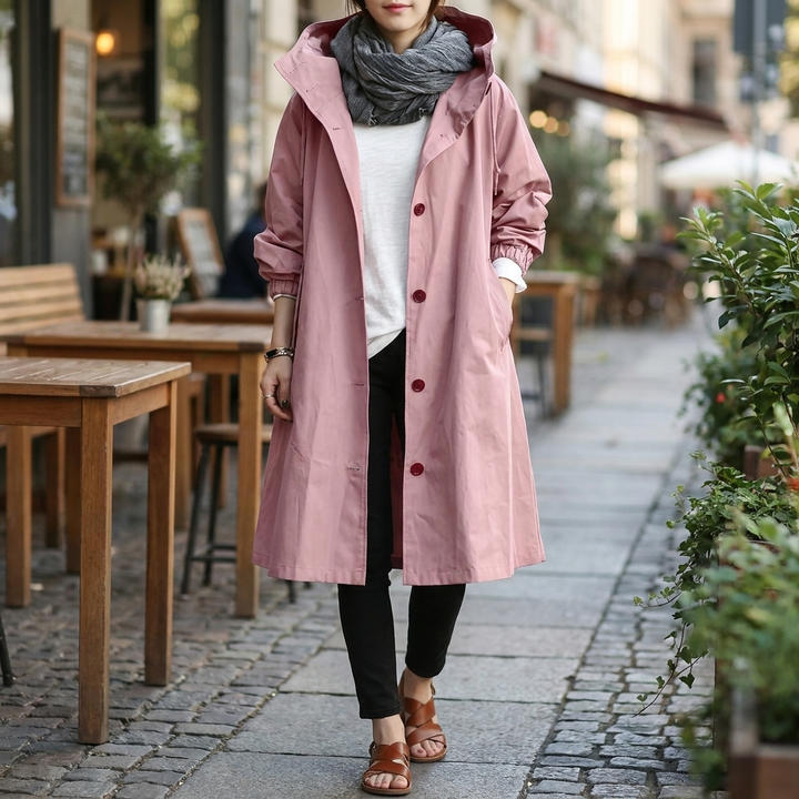 Dames Regenjas – Trendy Bovenkleding voor Regenachtige Dagen