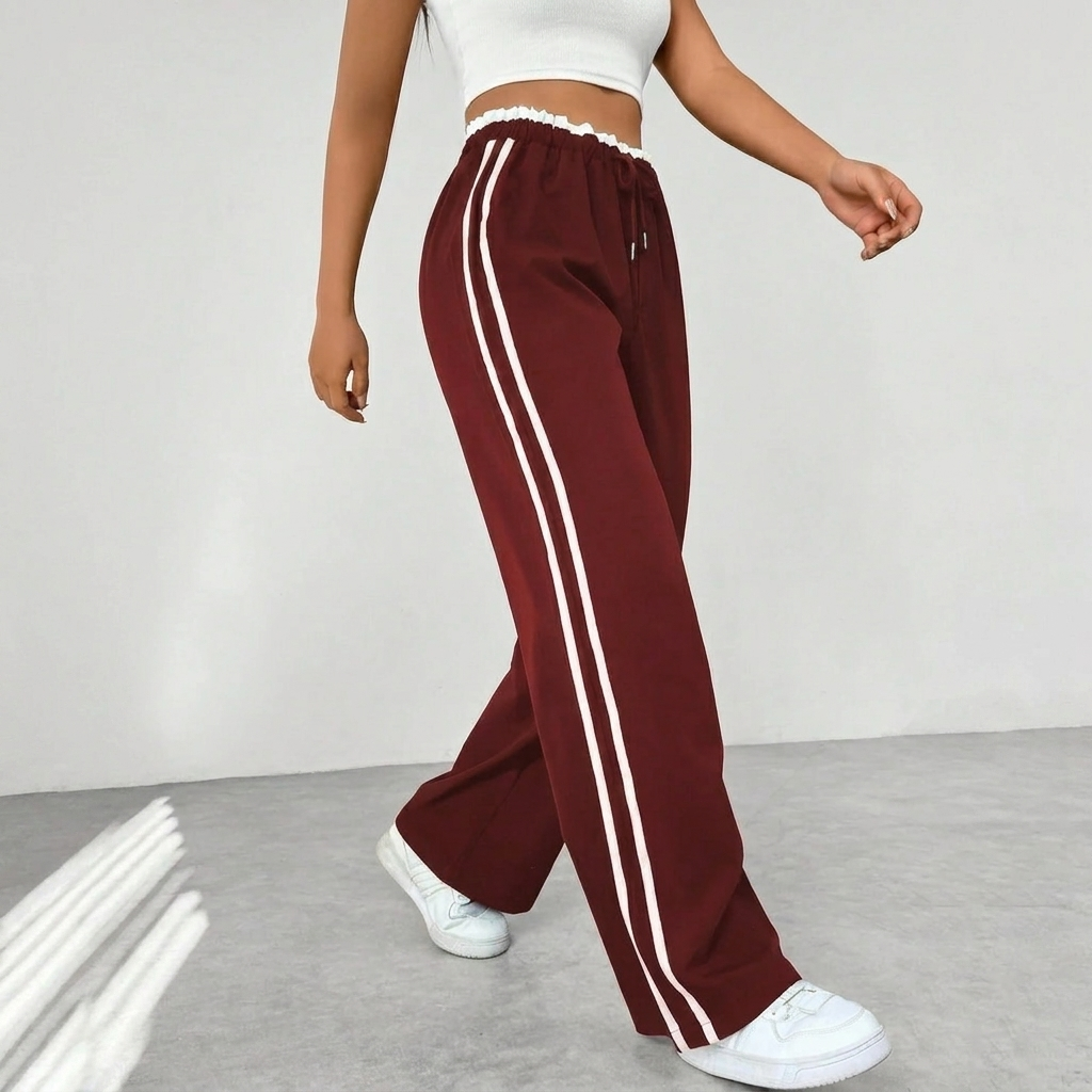 Sportieve Wide-Leg Broek voor Dames