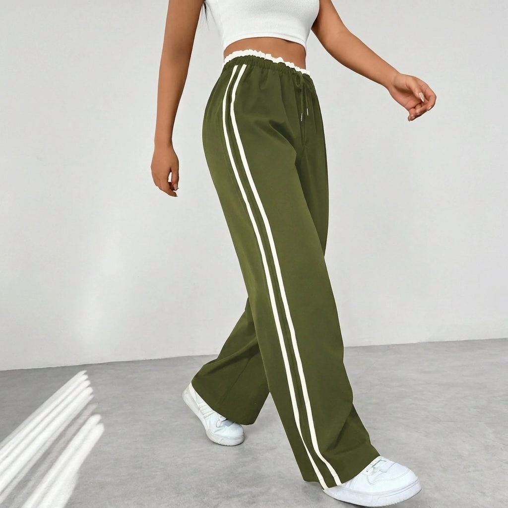 Sportieve Wide-Leg Broek voor Dames