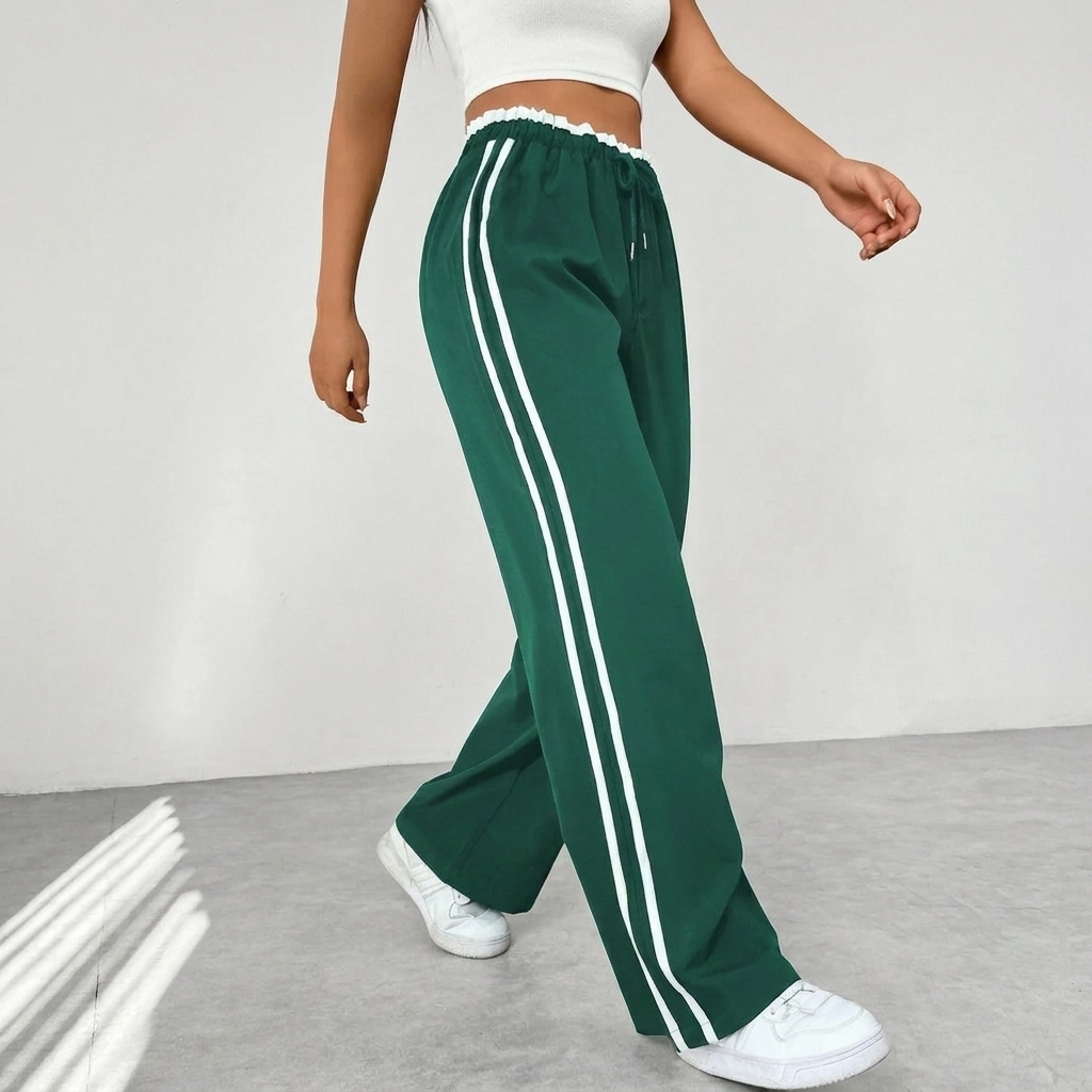 Sportieve Wide-Leg Broek voor Dames
