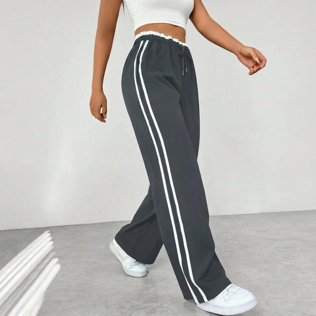 Sportieve Wide-Leg Broek voor Dames