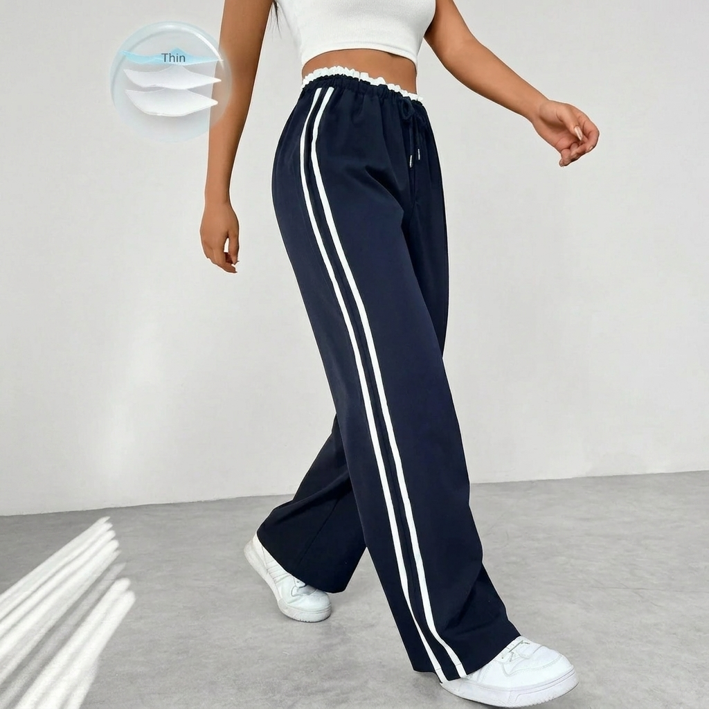 Sportieve Wide-Leg Broek voor Dames