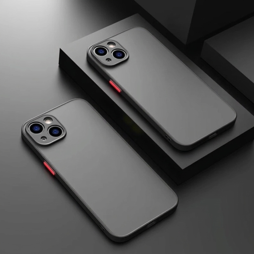 Minimalistische Acryl Doorzichtige Telefoonhoes