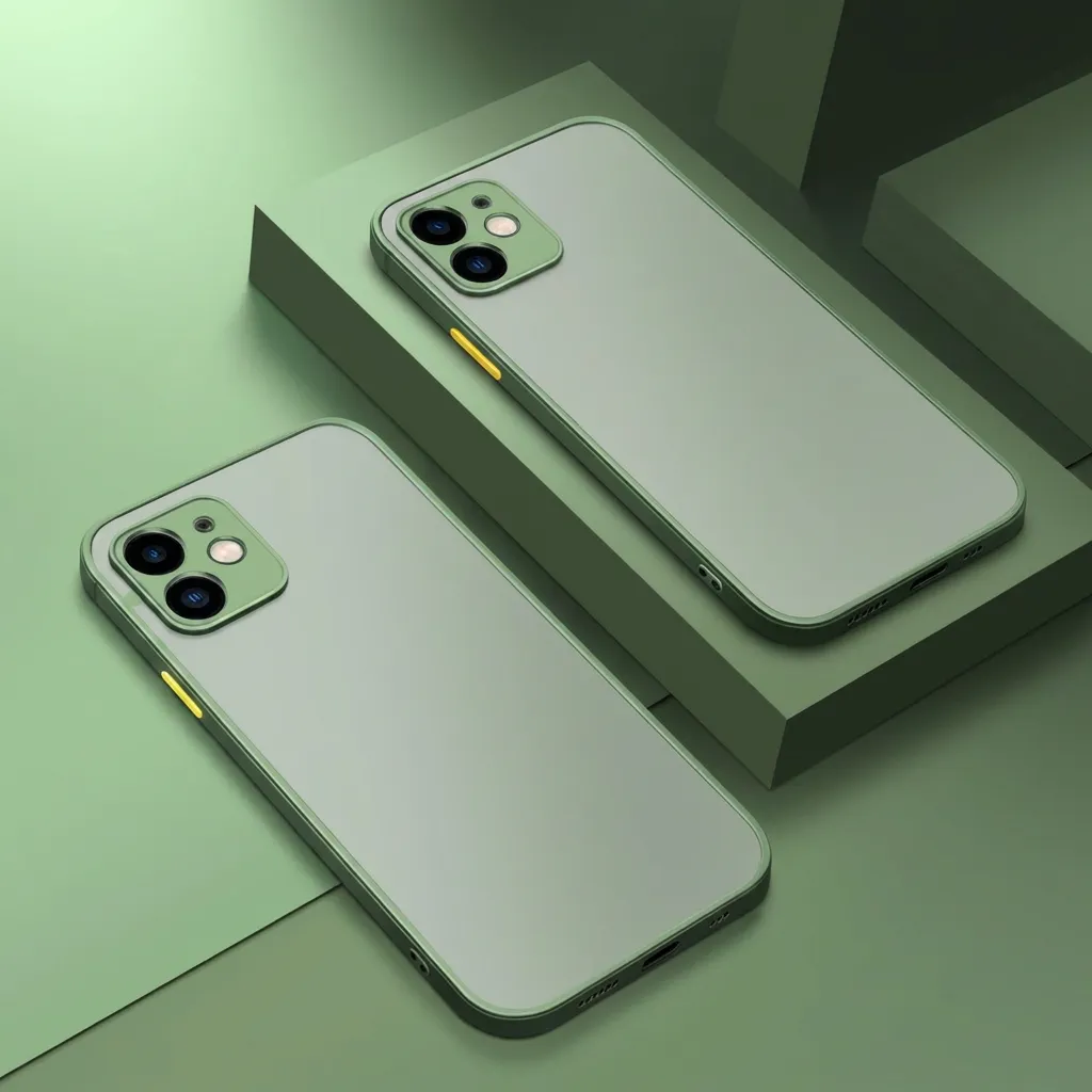 Minimalistische Acryl Doorzichtige Telefoonhoes