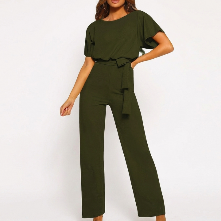 Damen Freizeit Overall mit geradem Bein und stilvollem Design