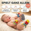 Rammelaar-set voor baby's voor hand en voet (sokken), 4 stuks, katoen, 0–12 maanden