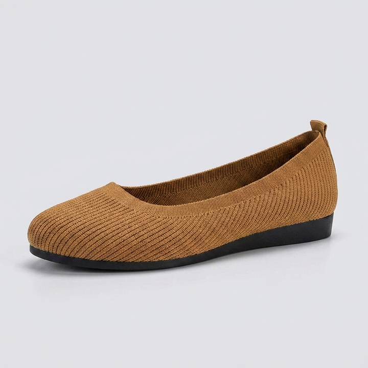 Dames instapschoenen met ronde neus en platte zool