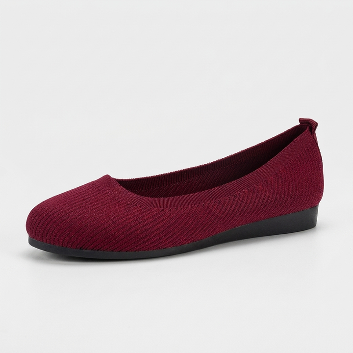 Dames instapschoenen met ronde neus en platte zool