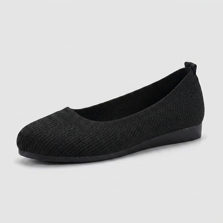 Dames instapschoenen met ronde neus en platte zool