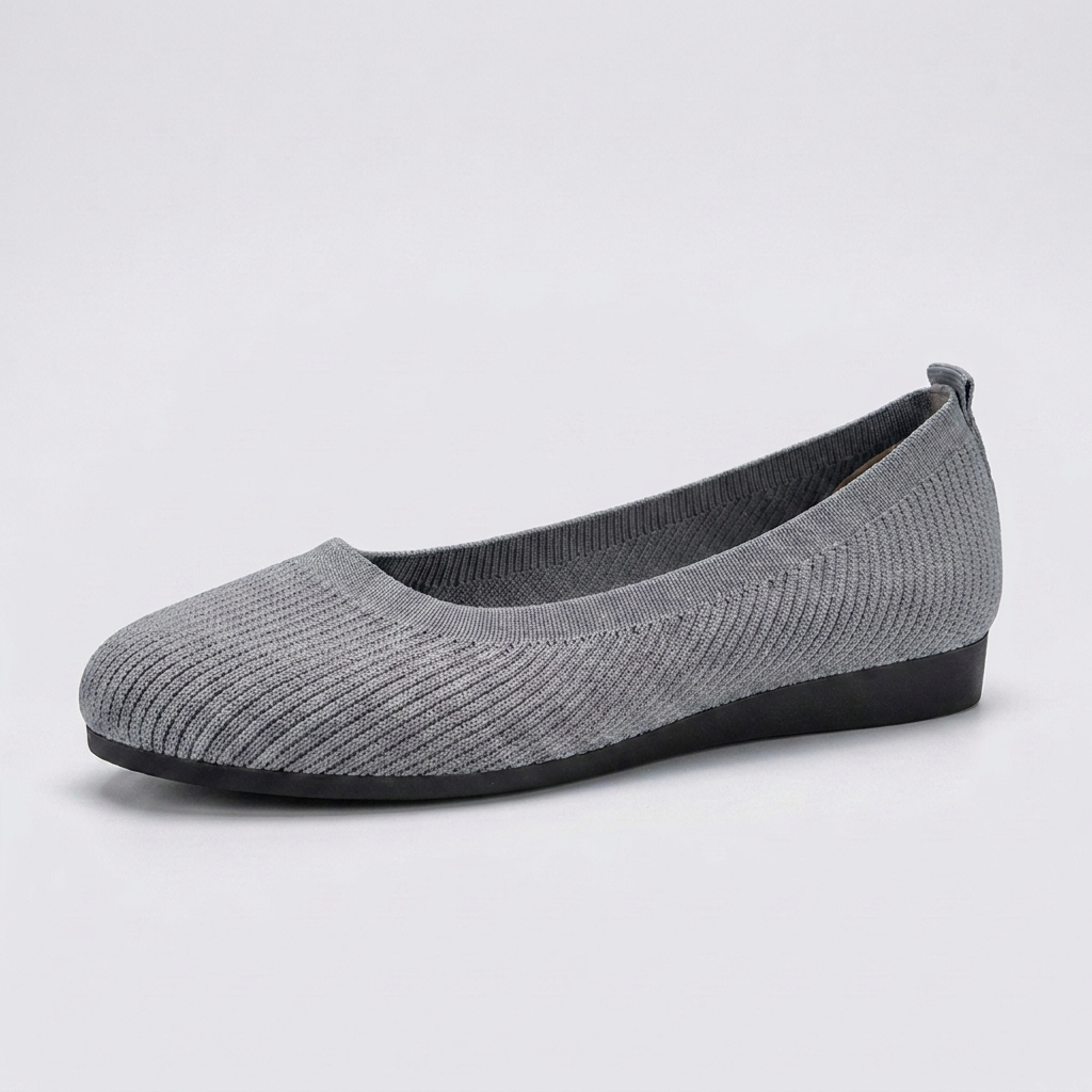Dames instapschoenen met ronde neus en platte zool