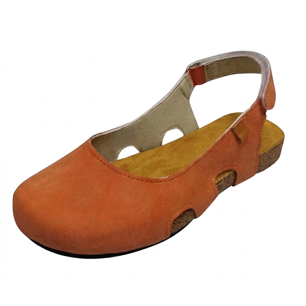 Casual platte sandalen voor dames met hielbandje