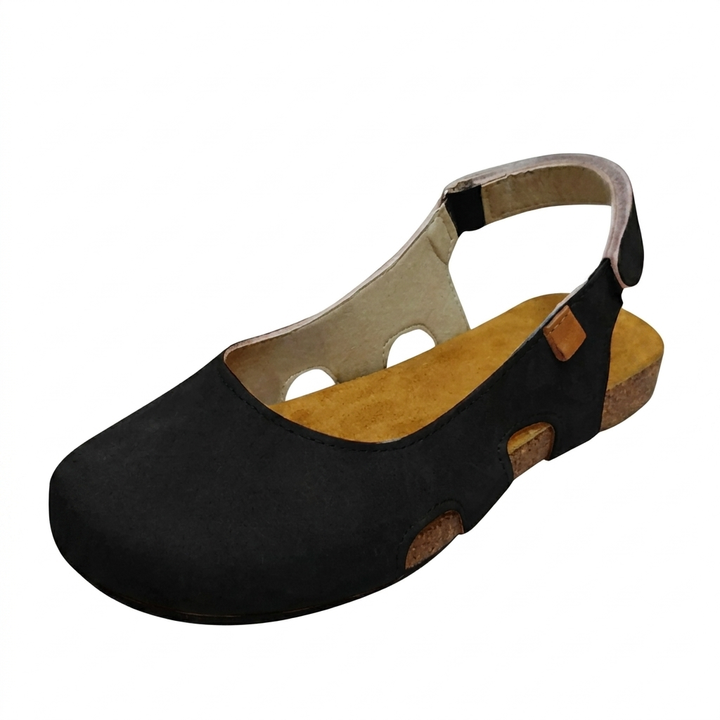 Casual platte sandalen voor dames met hielbandje