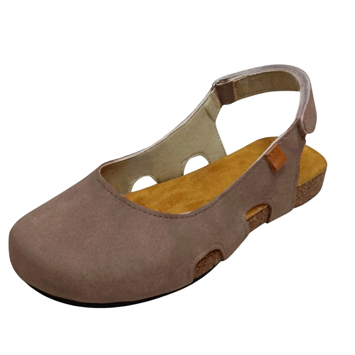 Casual platte sandalen voor dames met hielbandje