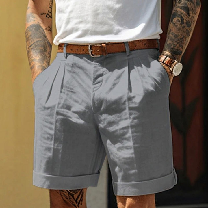 Klassieke casual shorts voor heren met zijzakken