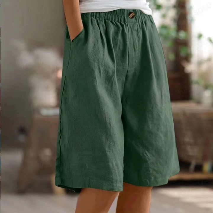 Losvallende Short met Hoge Taille voor Dames