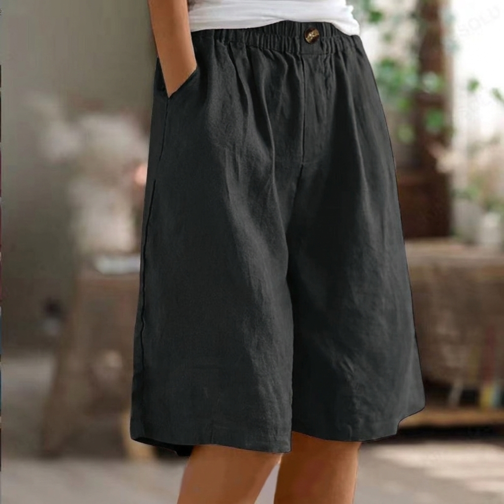Losvallende Short met Hoge Taille voor Dames
