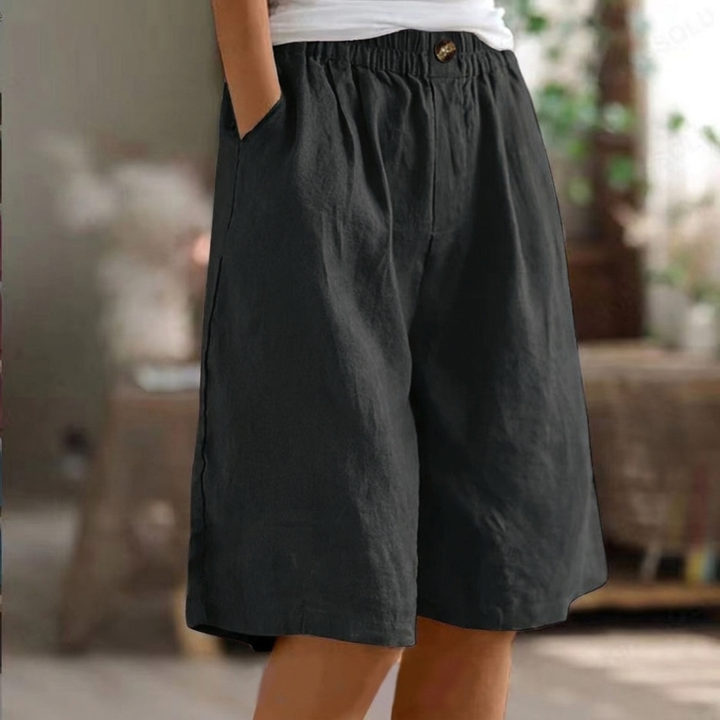 Losvallende Short met Hoge Taille voor Dames