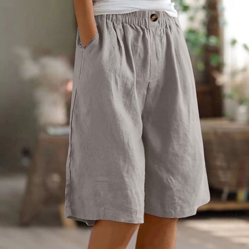 Losvallende Short met Hoge Taille voor Dames