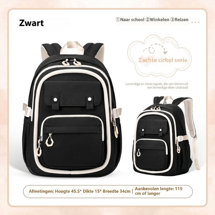 Meisjes Multi-Compartment School Rugzak