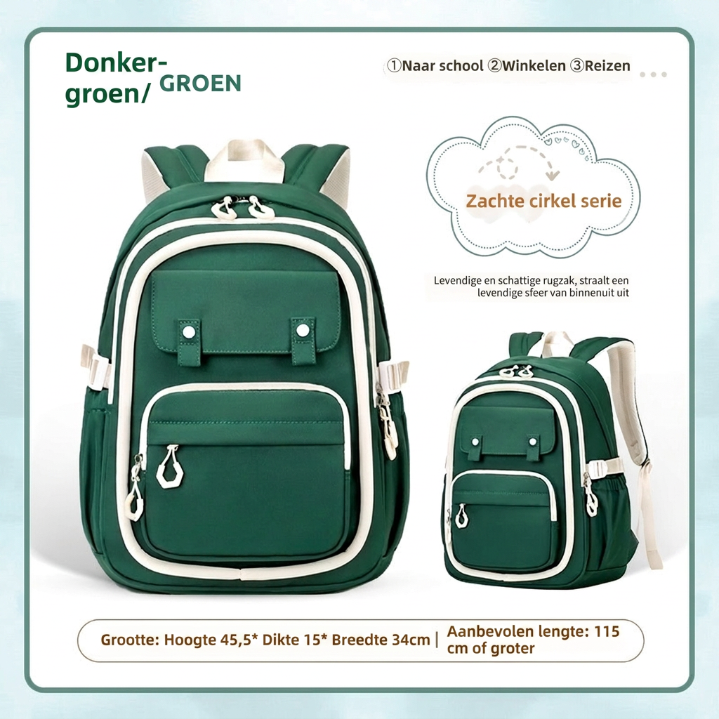 Meisjes Multi-Compartment School Rugzak