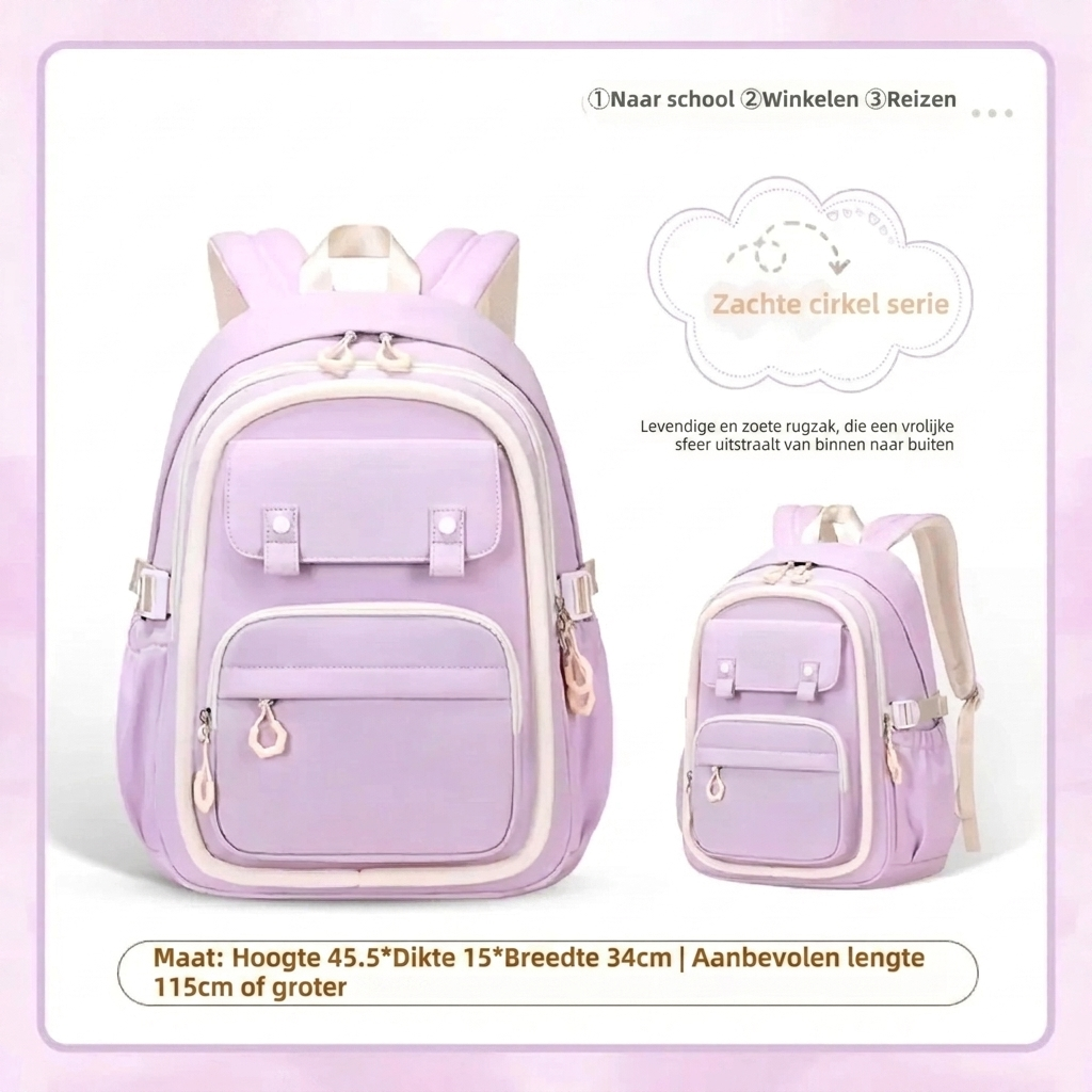 Meisjes Multi-Compartment School Rugzak