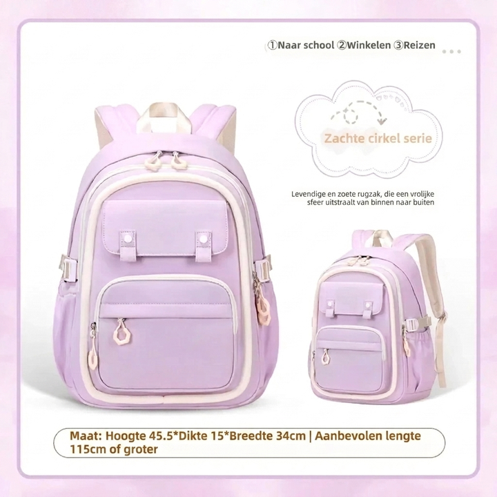 Meisjes Multi-Compartment School Rugzak